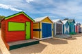 These brightly painted huts, or Ã¢â¬Åbathing boxesÃ¢â¬Â, date back to the Victorian era, when sea bathers protected their modesty by